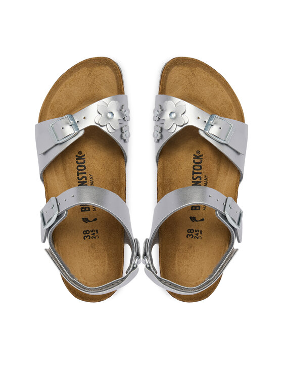 Birkenstock Sandales Birkenstock Rio As Flowers 1031702 D Sudraba