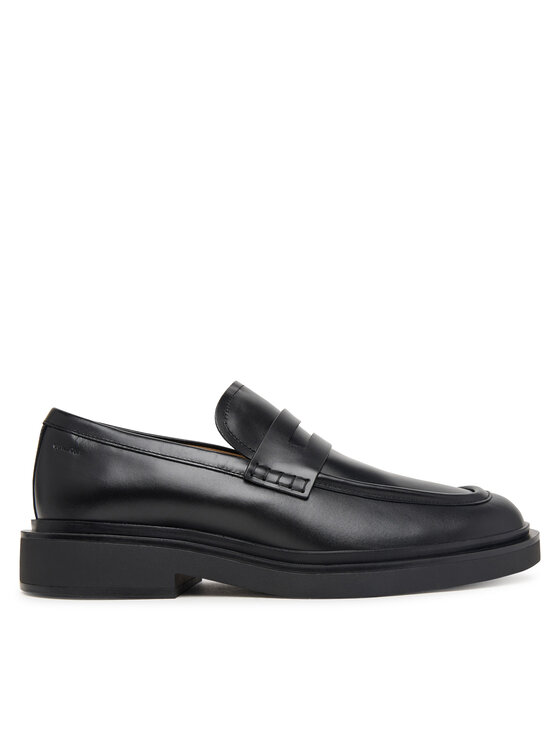 Calvin Klein Polobotky Calvin Klein Sq Rubber Band Loafer Wax Lth HM0HM02273 Černá