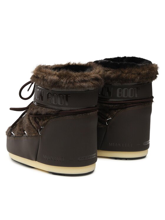 Moon Boot Sniego batai Moon Boot Icon Low Faux Fur 14093900003 Ruda