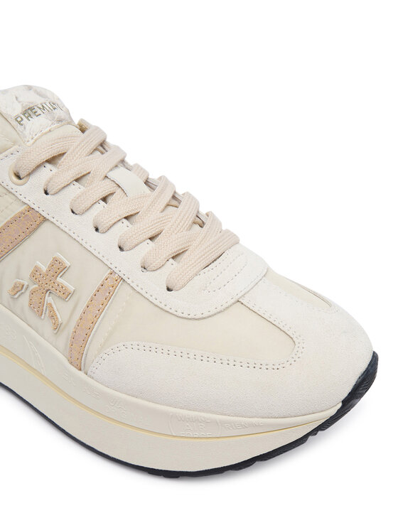 Premiata Sneakersy Premiata Bethcoin Var 8145 Krémová