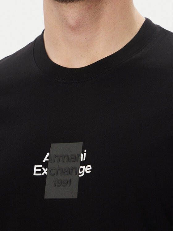 Armani Exchange Armani Exchange Póló XM000767 AF12308 UC001 Fekete Regular Fit