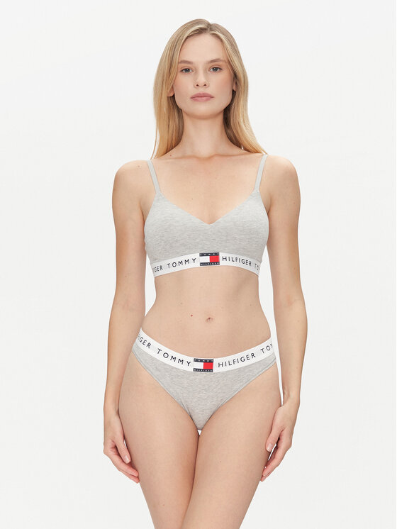 Tommy Hilfiger Tommy Hilfiger Klasične spodnje hlačke UW0UW06038 Siva