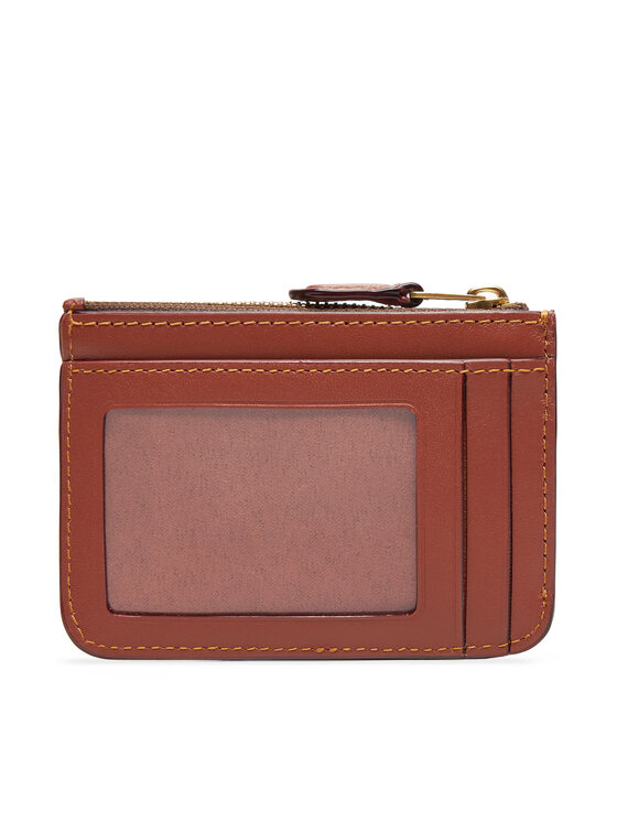 Coach Etui pentru carduri Coach CI185 B4XHG Maro