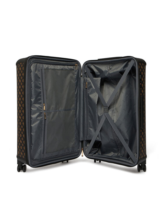 Guess Велика валіза Guess Wilder Travel TWHP74 52988 Темно-коричневий