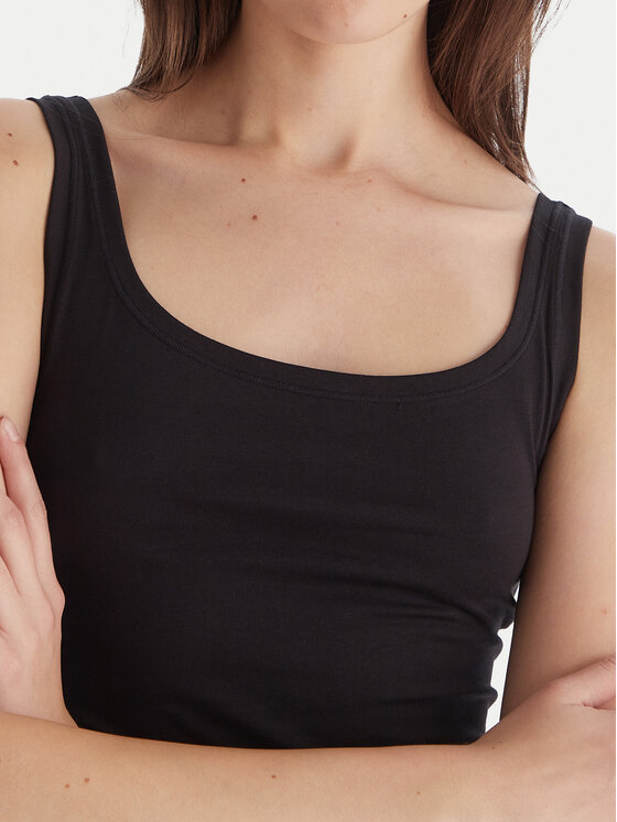 Hunkemöller Hunkemöller Top Singlet 302809 Negro Slim Fit