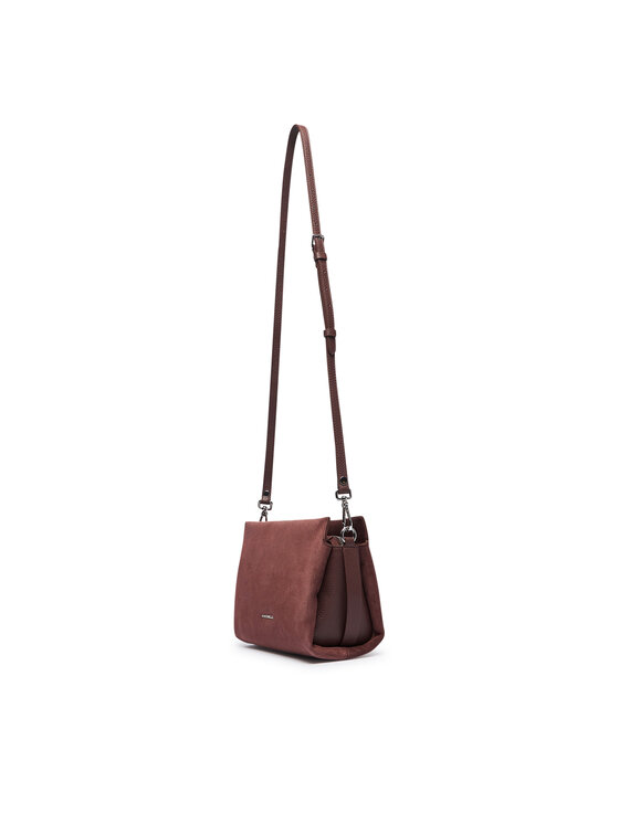 Coccinelle Torebka Coccinelle P6P Boheme Suede Bimaterial E1 P6P 58 01 01 Bordowy