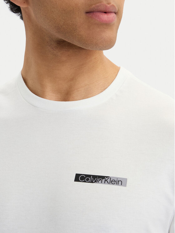 Calvin Klein Calvin Klein Camiseta SS 30s EU LV04LG810G Blanco Slim Fit