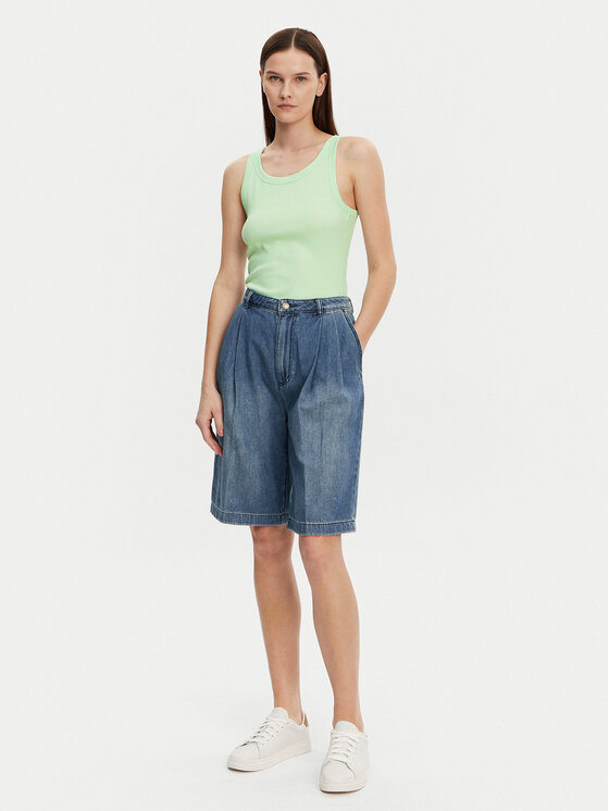 Marc O'Polo Denim Marc O'Polo Denim Топ 500 0005 982 Зелений Slim Fit