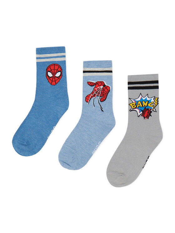 Spiderman Ultimate Dolge nogavice Spiderman Ultimate CEO-ACCCS-SS26-307SPRMV(3-PACK) Pisana