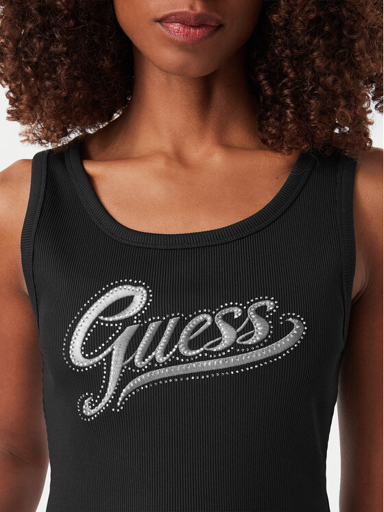 Guess Guess Top W6YP30 K4380 Negro Slim Fit