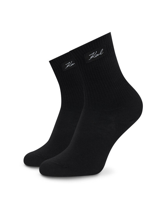 KARL LAGERFELD Ilgos kojinės KARL LAGERFELD B1W47036 Juoda