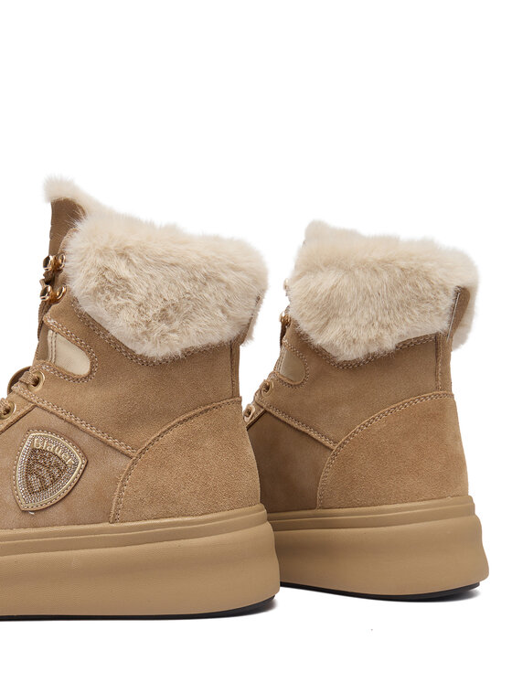 Blauer Šnurovacia obuv Blauer F5EMERY01 Béžová