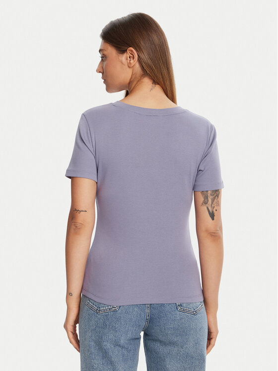 Tommy Hilfiger Tommy Hilfiger Camiseta New Cody WW0WW40584 Violeta Slim Fit