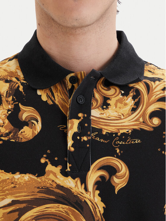 Versace Jeans Couture Versace Jeans Couture Polo 80GAG6S0 JS549 Negro Regular Fit