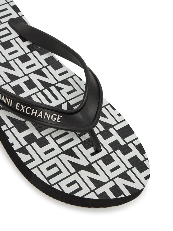 Armani Exchange Žabky Armani Exchange XUQ002 XV676 N814 Černá