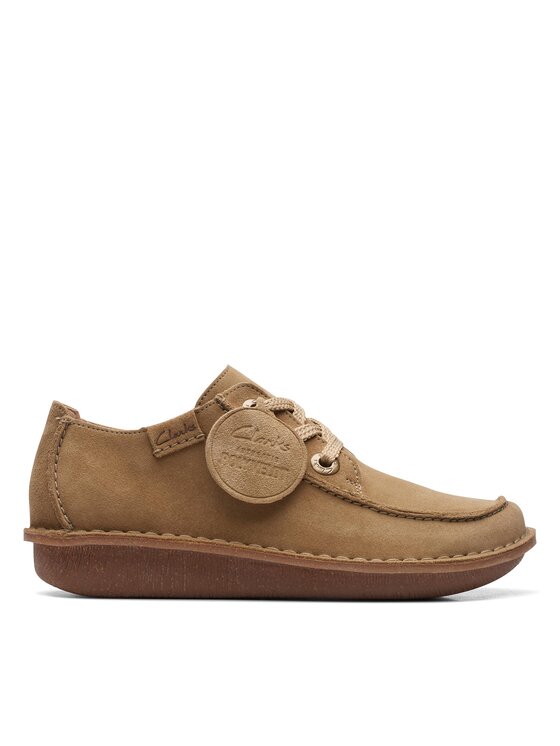 Clarks Półbuty Clarks Funny Dream 26170061 Beżowy