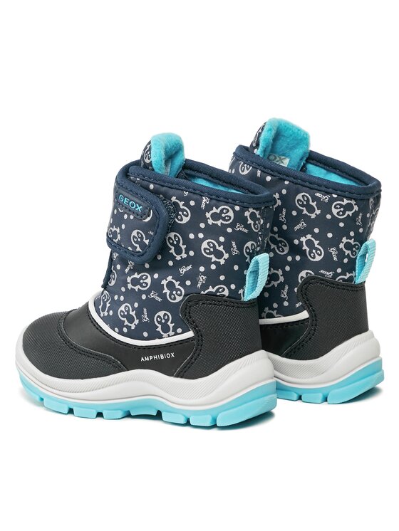 Geox Čizme za snijeg Geox B Flanfil Girl B Abx B263WG 0BCMN CF4N4 M Tamnoplava