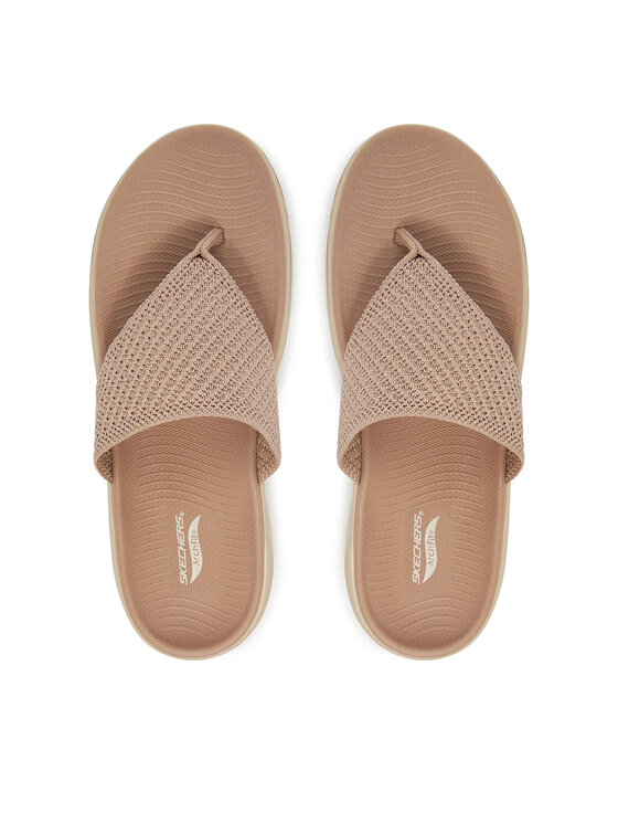 Skechers В'єтнамки Skechers Go Walk Arch Fit 2.0 Sandal-Carrie 140861/TPE Бежевий