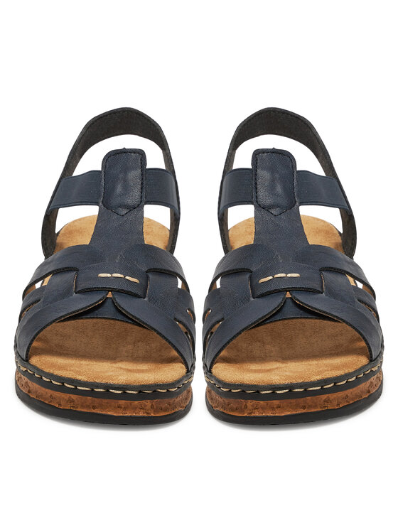 Rieker Sandale Rieker 62918-14 Tamnoplava