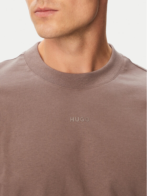HUGO HUGO Camiseta Dapolina 50488330 Marrón Regular Fit