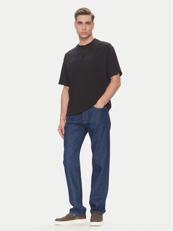 Calvin Klein Calvin Klein Majica LV04LC206G Črna Relaxed Fit