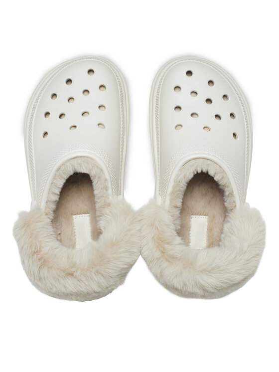 Crocs Natikači Crocs Stomp Lined Clog 208547 Bež