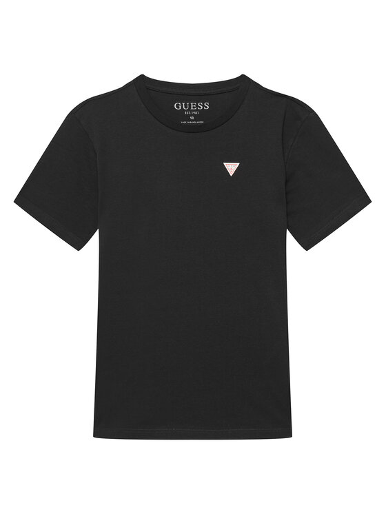 Guess Guess Футболка L5YI38 K5M20 Чорний Regular Fit