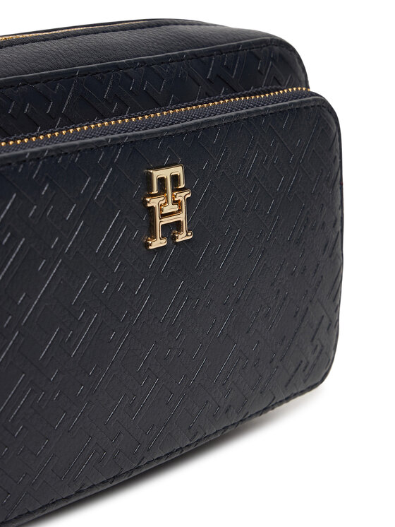 Tommy Hilfiger Rankinė Tommy Hilfiger Th Icon Camera Bag Mono AW0AW18121 Tamsiai mėlyna