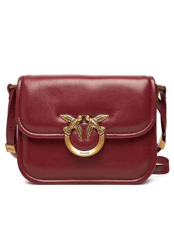 PINKO Kabelka PINKO Love Box Bag Fl Mini PE 25 PLTT 104297 A26J Bordová