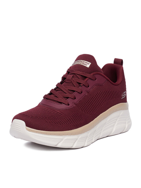 Skechers Снікерcи Skechers C-BOBS HI FLEX 117385 BURG Бордовий
