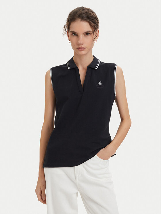 Beverly Hills Polo Club Beverly Hills Polo Club Polo P-SS26W-P0022 Azul marino Regular Fit