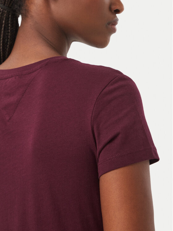Tommy Jeans Tommy Jeans Camiseta DW0DW20459 Violeta Slim Fit