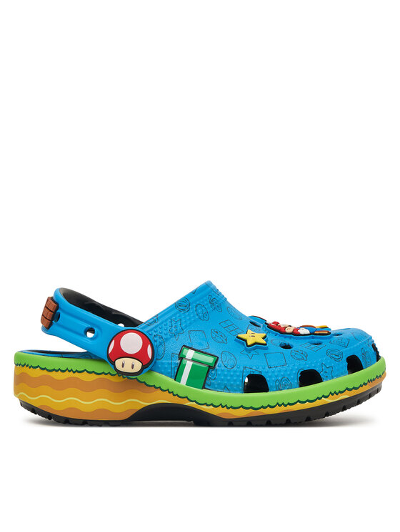 Crocs Шльопанці Crocs Super Mario Core Classic Clog Kids 212140 Кольоровий