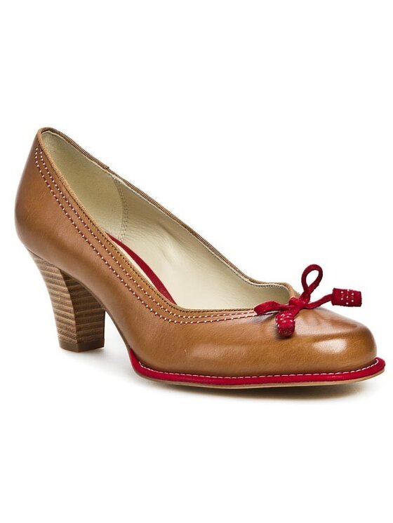 Clarks Lodičky Clarks Bombay Lights 203543784 Hnedá