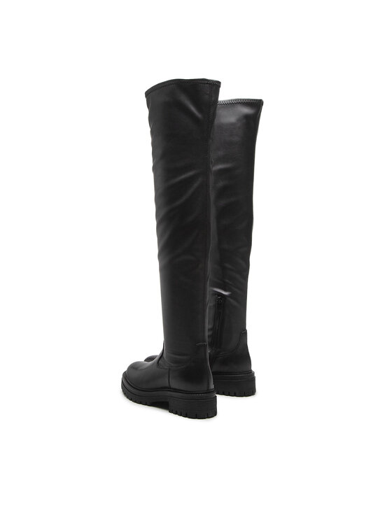 Geox Botas mosqueteras Geox D Iridea H D16HRH 0KB43 C9999 Negro
