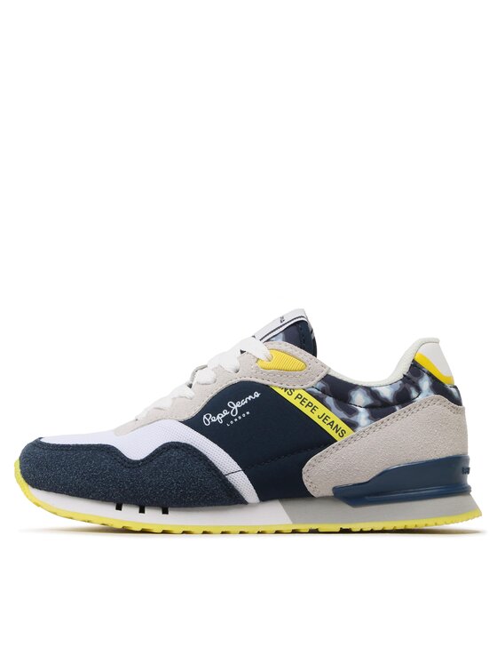 Pepe Jeans Снікерcи Pepe Jeans London B Brighton PBS30552 Голубий