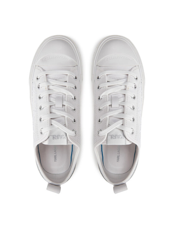 KARL LAGERFELD Кецове KARL LAGERFELD Kampus Max III KL60611F Бял