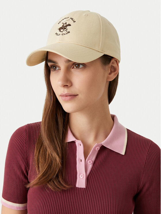 Beverly Hills Polo Club Бейсболка Beverly Hills Polo Club CWBEO-BHPC-U3-003-SS26 Бежевий
