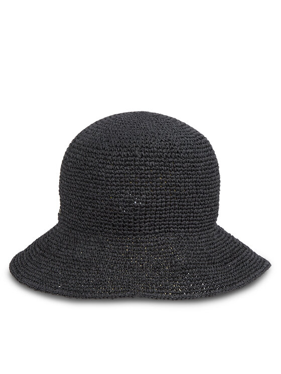 Calvin Klein Капела Calvin Klein Wide Brim Straw Bucket Hat K60K612914 Черен