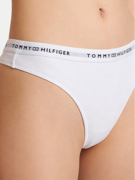 Tommy Hilfiger Tommy Hilfiger Tangas UW0UW05875 Blanco