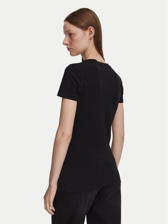 Guess Guess Majica W5GI17 J1314 Črna Slim Fit
