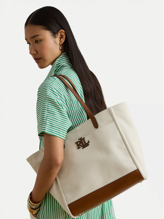 LAUREN RALPH LAUREN Torebka LAUREN RALPH LAUREN 431982234003 Écru