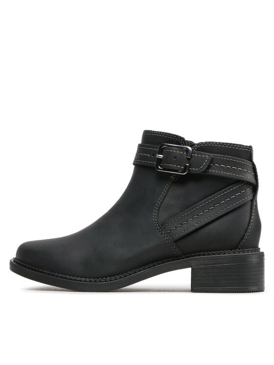 Clarks Ботильйони Clarks Maye Strap 261680754 Чорний