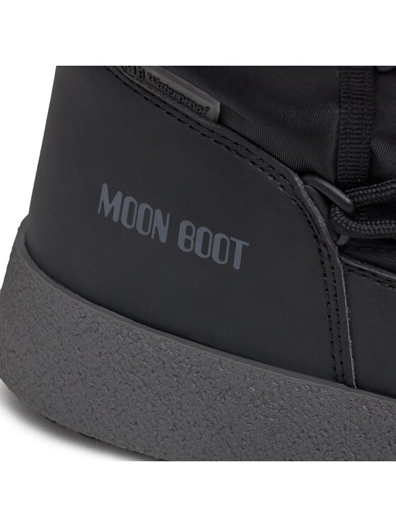 Moon Boot Μπότες Χιονιού Moon Boot Ltrack Monaco Low Wp 24500600001 Μαύρο