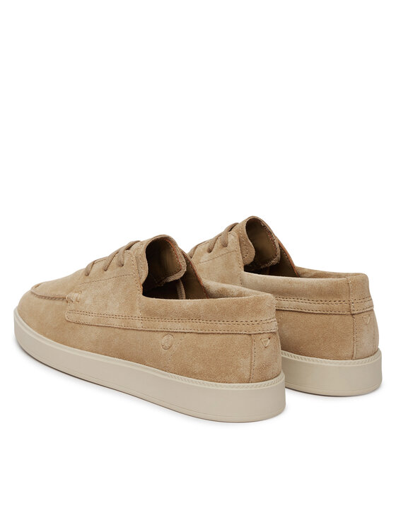 Clarks Nizki čevlji Clarks Lockford Boat 26186187 Bež
