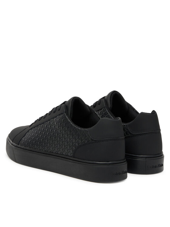 Calvin Klein Jeans Sneakersy Calvin Klein Jeans Classic Cupsole Laceup Aop YM0YM01431 Czarny