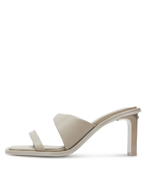 Calvin Klein Klapki Calvin Klein Heel Slide 70 Lth HW0HW02072 Beżowy