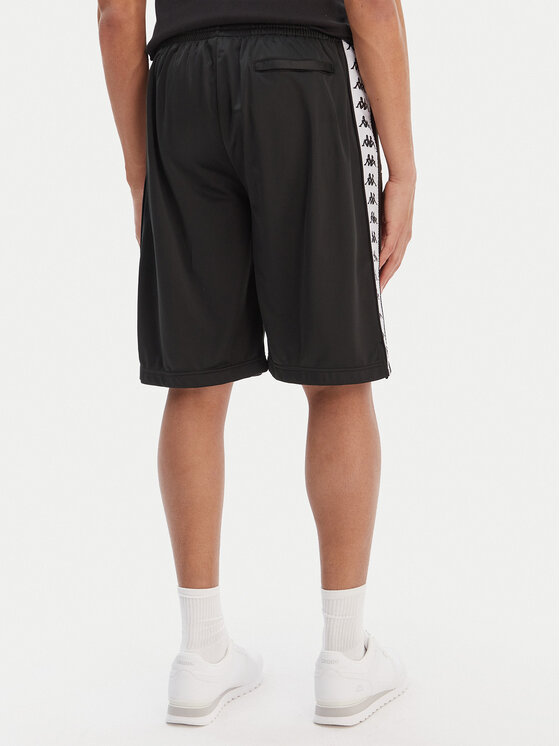 Kappa Kappa Športne kratke hlače Banda Treadwellz 304KQ20 Črna Regular Fit
