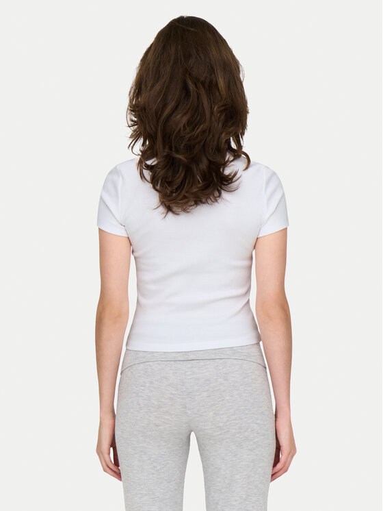 ONLY ONLY Футболка Val 15339774 Білий Slim Fit
