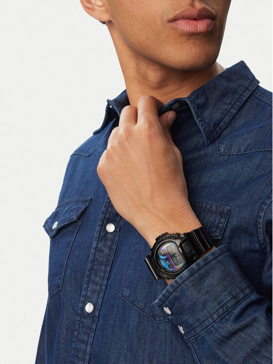 G-Shock Часовник G-Shock DW-6900RGB-1ER Черен